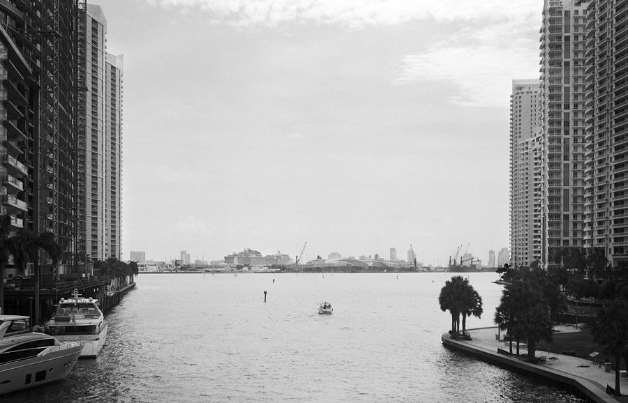 Miami river, Biscayne Bay Photograph by Rudy Umans