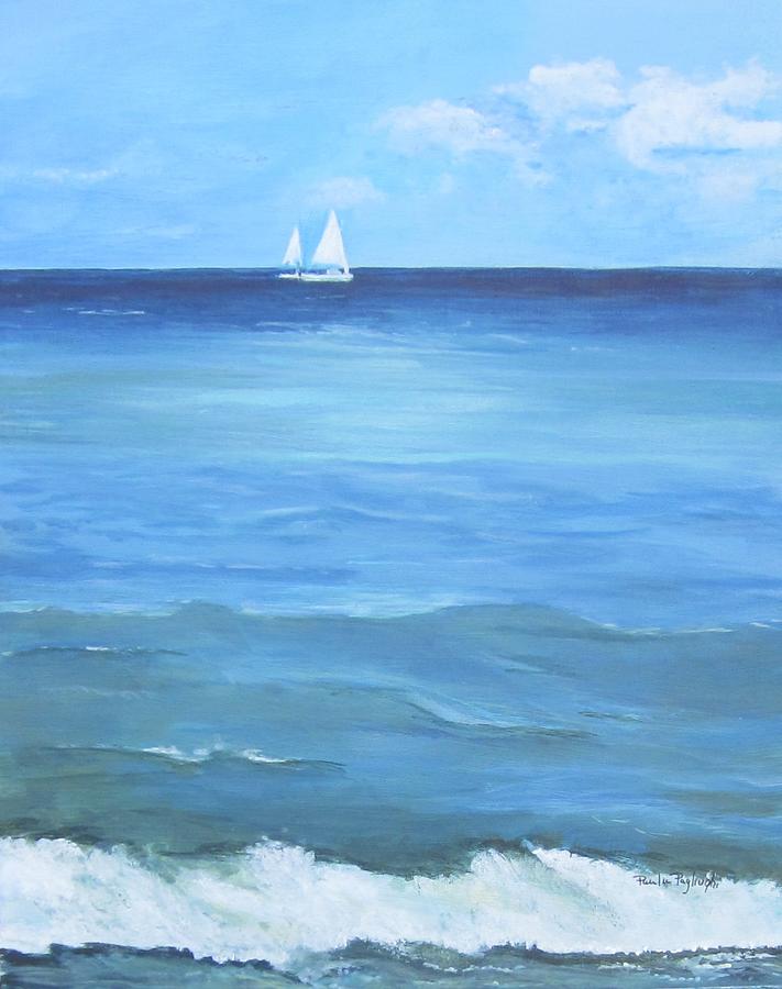Miami Sail Painting by Paula Pagliughi