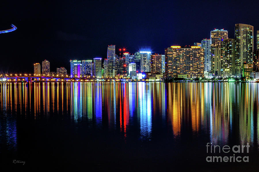 Miami Skyline IV high resolution Photograph by Rene Triay FineArt Photos