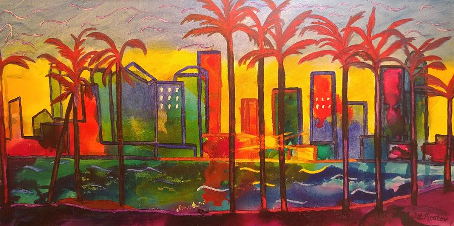 Miami Painting by Tina Mostov