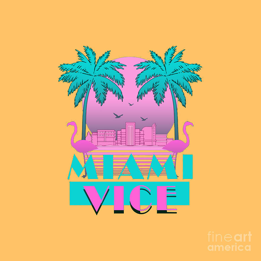 Miami Vice Drawing by Dina Laksita