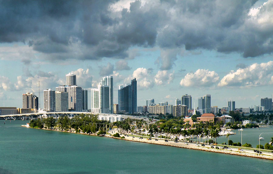 Miami View from the Inlet Photograph by Rosalie Scanlon