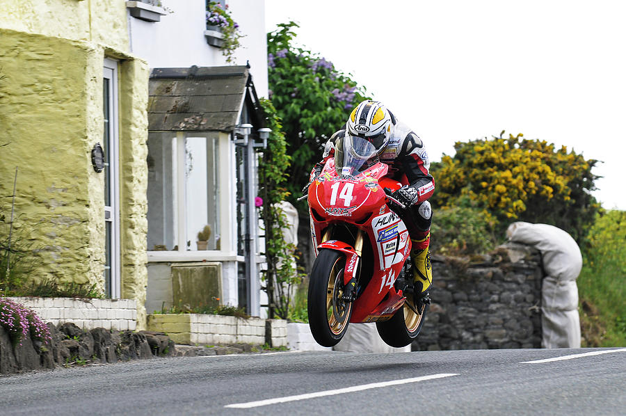 Michael Dunlop TT 2010 Photograph by Tony Goldsmith