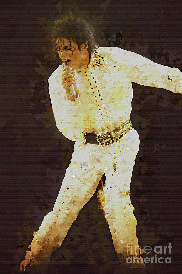 Michael Jackson art 01 Painting by Gull G