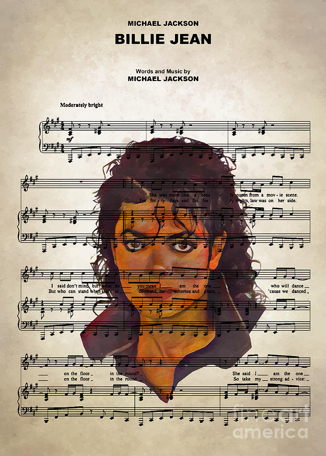 Michael Jackson Digital Art - Michael Jackson - Billie Jean by Bo Kev