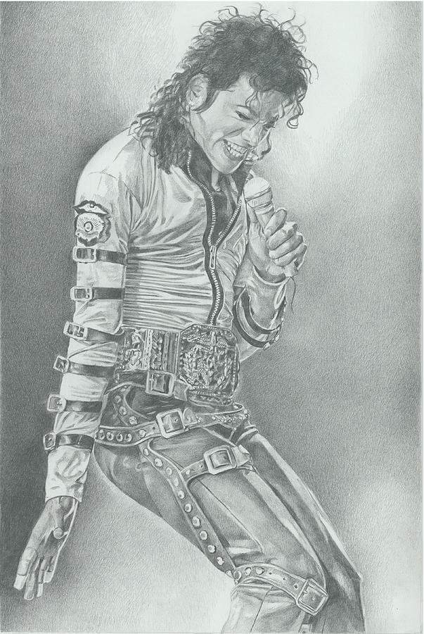 Michael Jackson Drawing - Michael Jackson by Candie Hernandez Carter