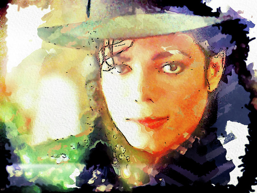 Michael Jackson. Mixed Media by Pheasant Run Gallery