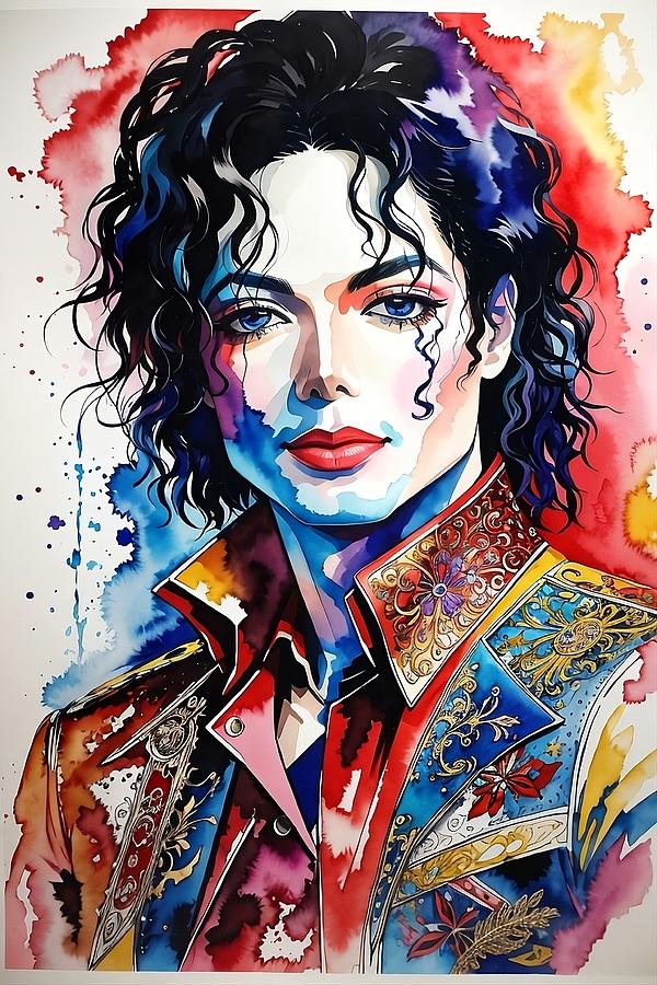 Michael Jackson Moonwalk Melody Digital Art By Paulo Goncalves   Fine