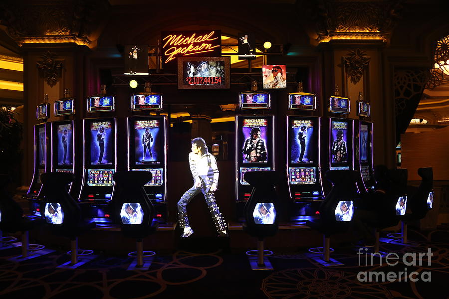 Michael Jackson Slots Las Vegas Photograph by Chuck Kuhn