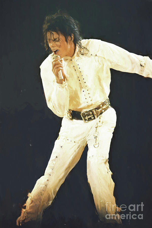 Michael Jacksons Painting  Painting by Gull G
