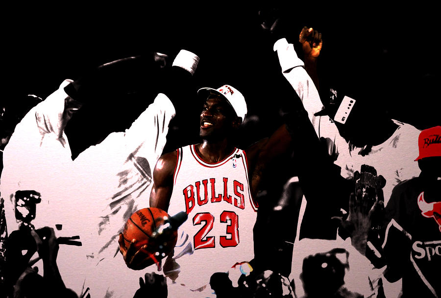 Michael Jordan Another Title Mixed Media by Brian Reaves