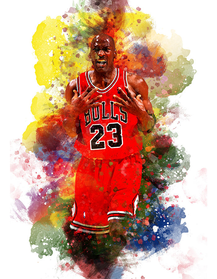 Michael Jordan Chicago Bulls. NBA GOAT Digital Art by Afrio Adistira ...