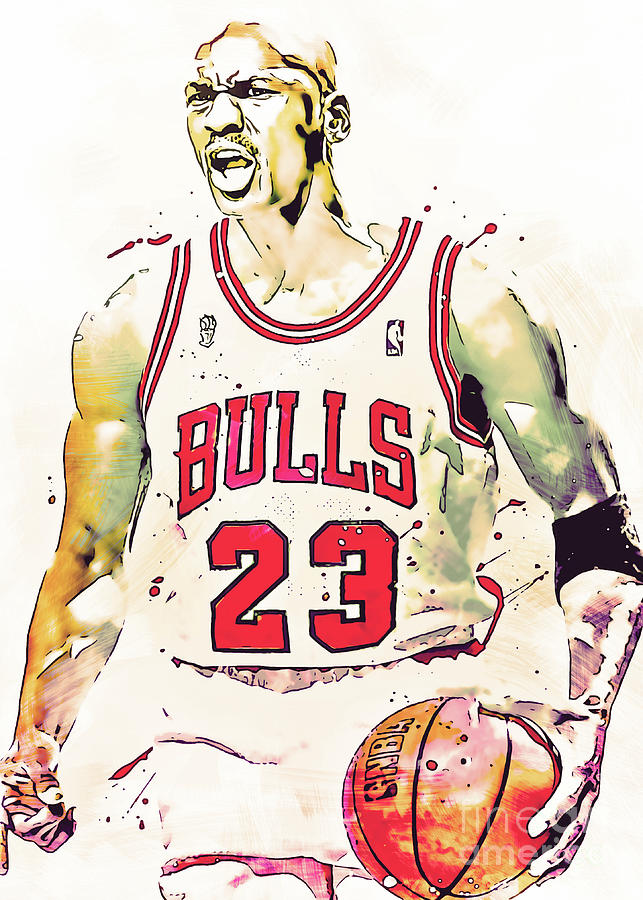 Michael Jordan Chicago Painting by Kun Funny - Fine Art America