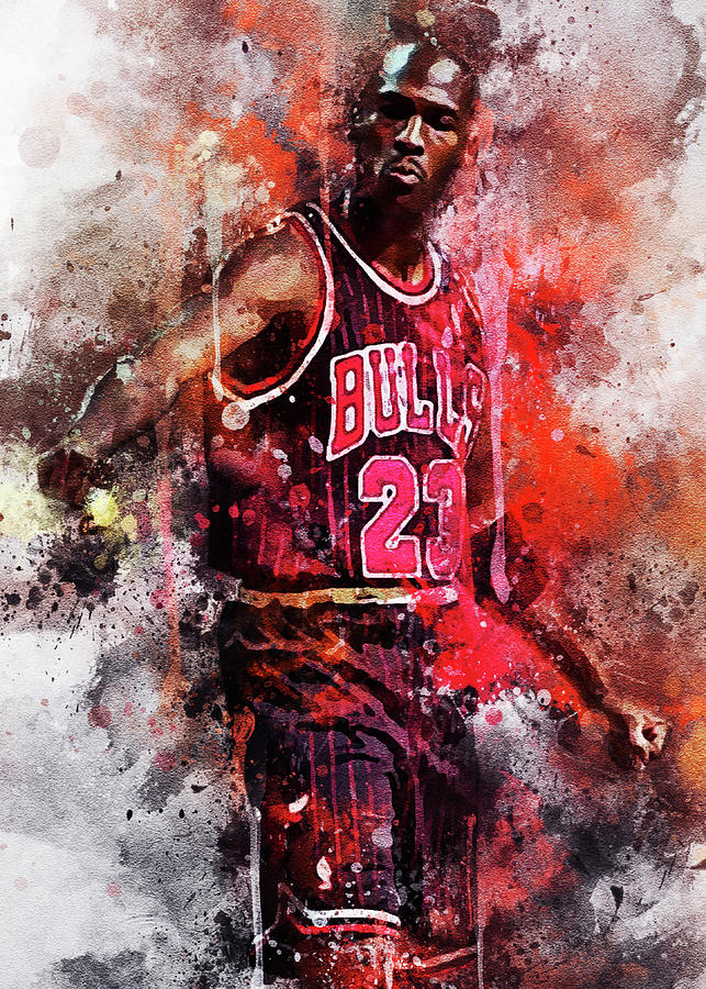 Michael Jordan Painting by Dims Art