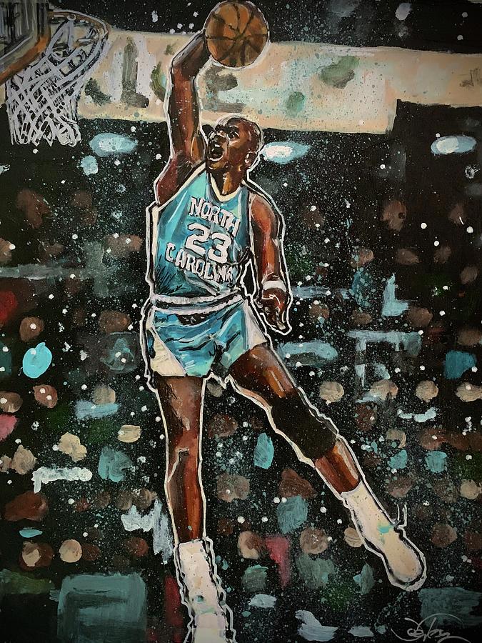Michael Jordan  Painting by Joel Tesch