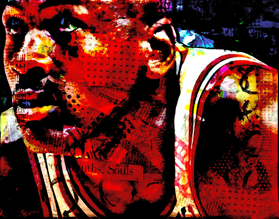 Michael Jordan Three Seconds Left Mixed Media By Brian Reaves - Pixels