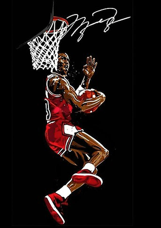 Michael Jordan Digital Art by Ophelia Carthy | Fine Art America