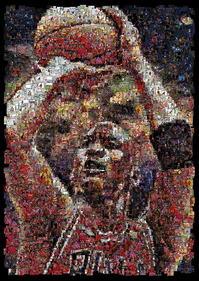 Michael Jordan Photo Mosaic Digital Art by Jubbly - Fine Art America