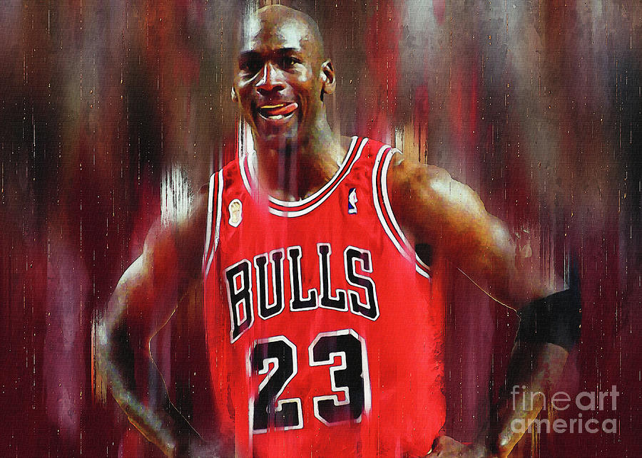 Michael Jordan The number 23 Digital Art by Gunawan RB