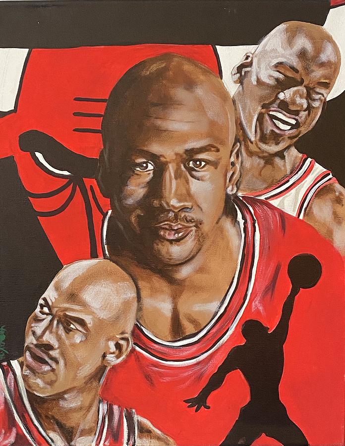 Michael Jordan Painting by Tom Tarpey - Fine Art America