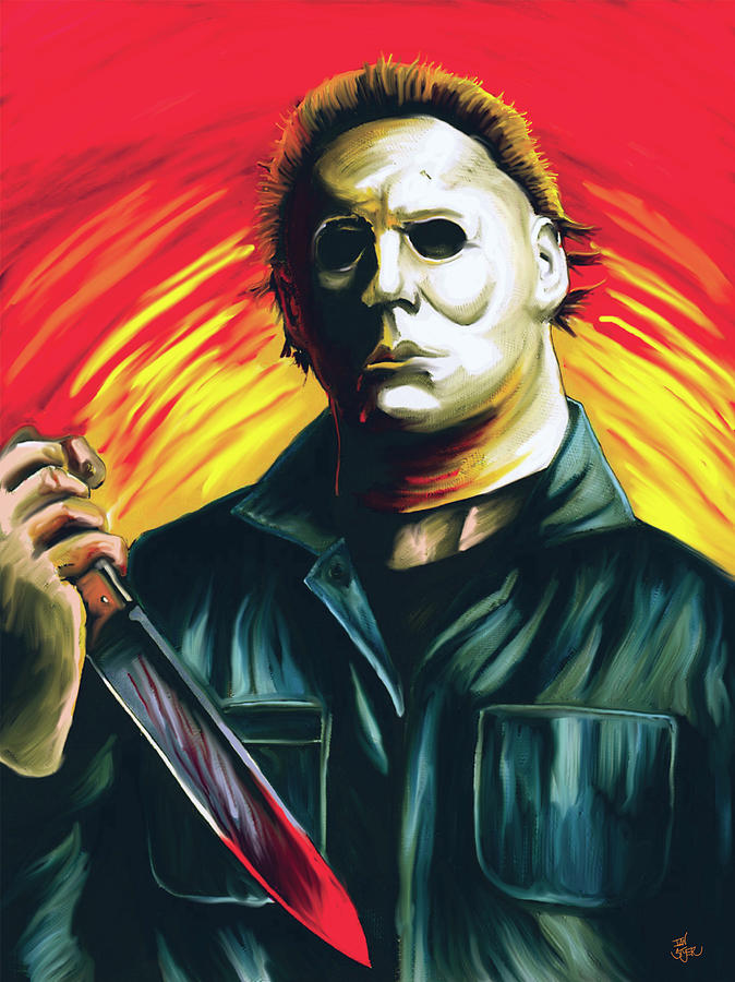 Michael Myers Mixed Media by Ian Styer - Fine Art America