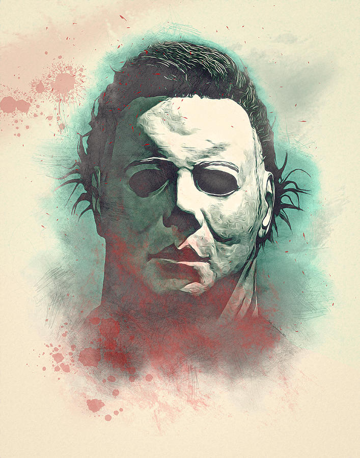 Michael Myers Digital Art By Mark Dauberman Fine Art America