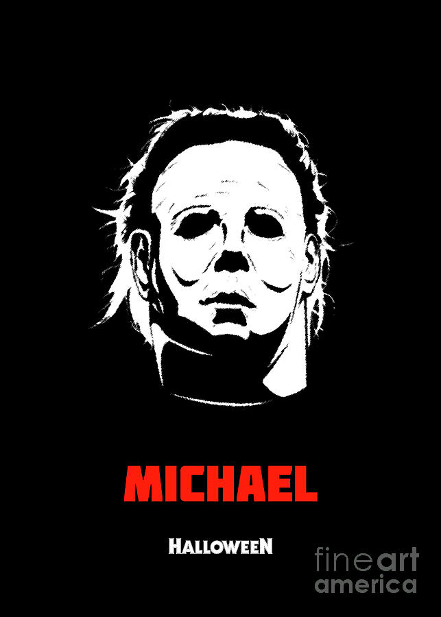 Halloween Digital Art - Michael Myers Mask by Bo Kev
