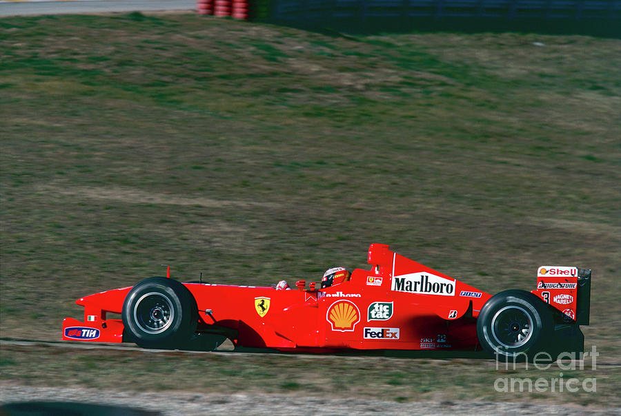 Michael Schumacher. 1999 Pre Season Test Photograph by Oleg Konin