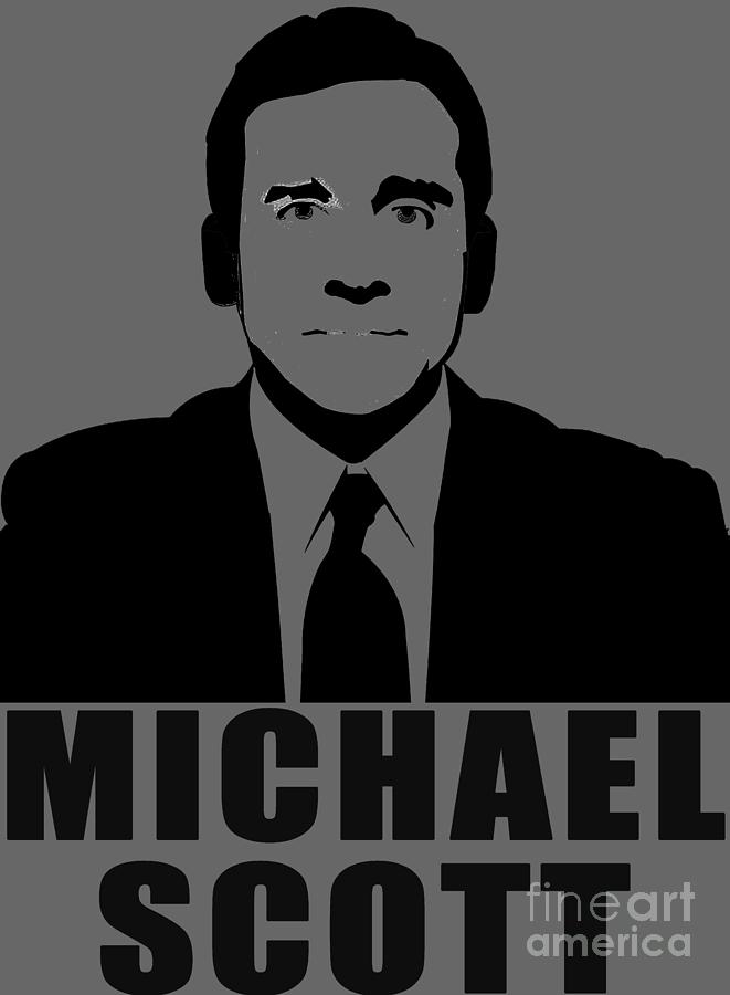 Michael Scott Digital Art by Paki Hirawan - Fine Art America