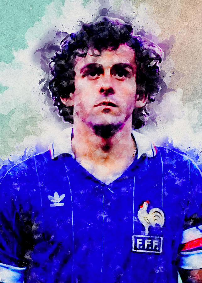 Michel Platini Poster MIKHA ART Tapestry - Textile by Pablo Blouch ...