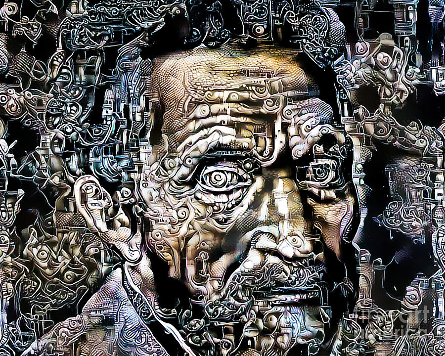 Michelangelo in Surreal Expressionist Dream 20200520v2 Photograph by Wingsdomain Art and Photography