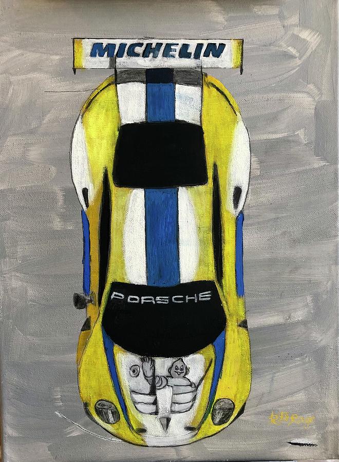 Michelin Porsche Pastel by Richard Le Page