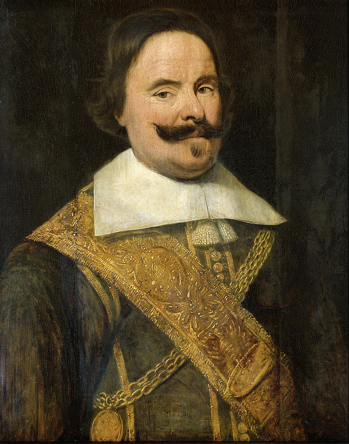 Michiel Adriaensz de Ruyter, Vice Admiral Painting by After Hendrick Berckman