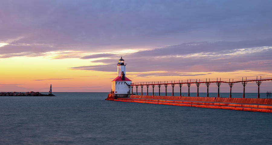 Michigan City Lighthouse Photograph by Travel Quest Photography