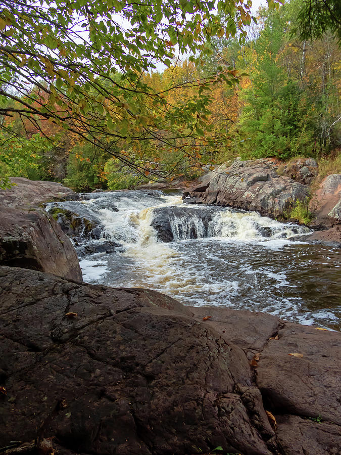 Wisconsin River Waterfall Photograph