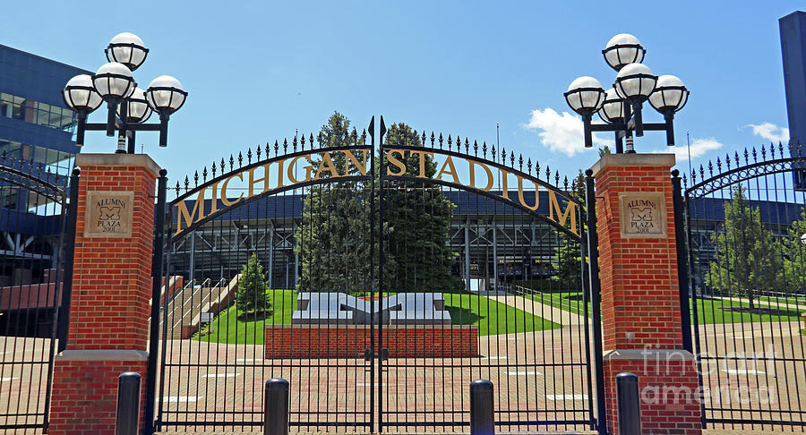 Michigan Stadium Entrance University of Michigan 4556 Photograph by Jack Schultz