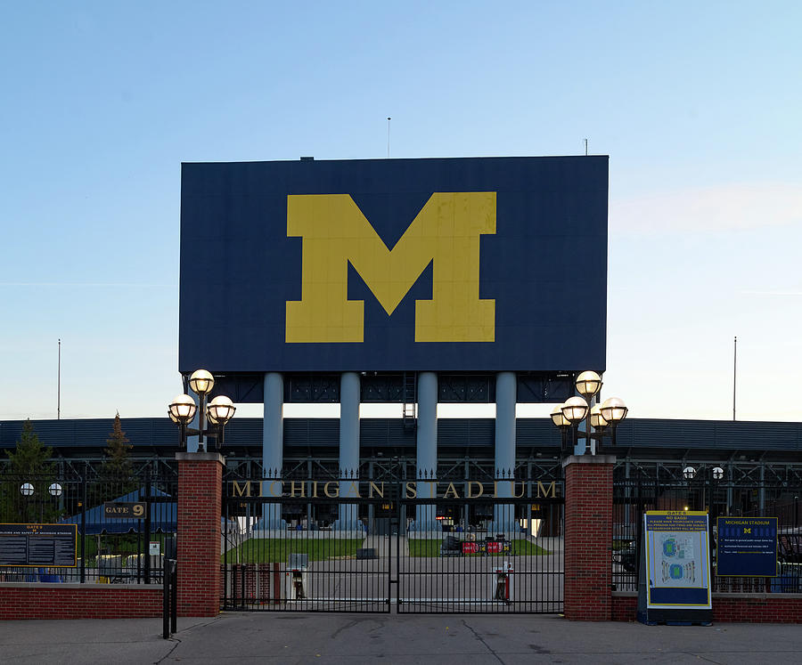 Michigan Stadium, The Big House, the Football Field of the Michigan ...