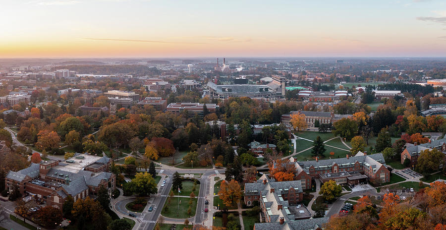 Michigan State University Panaramic  Photograph by John McGraw
