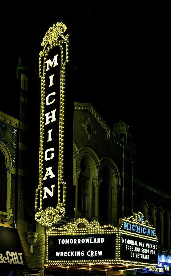 Michigan Theater Photograph by Greg Croasdill
