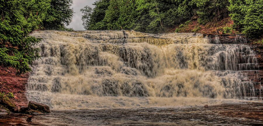 Michigans Agate Falls Photograph by Dale Kauzlaric
