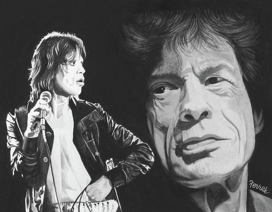 Mick Painting by Ferrel Cordle