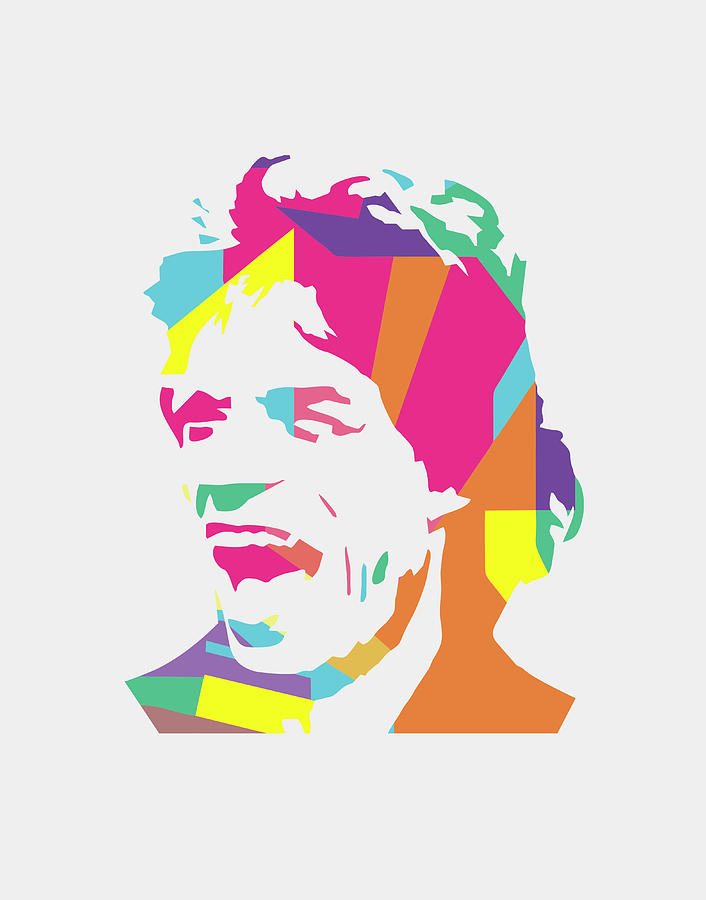 Mick Jagger Digital Art - Mick Jagger 1 POP ART by Ahmad Nusyirwan