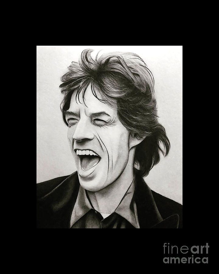 Mick Jagger Digital Art by Anisa Suheil - Fine Art America