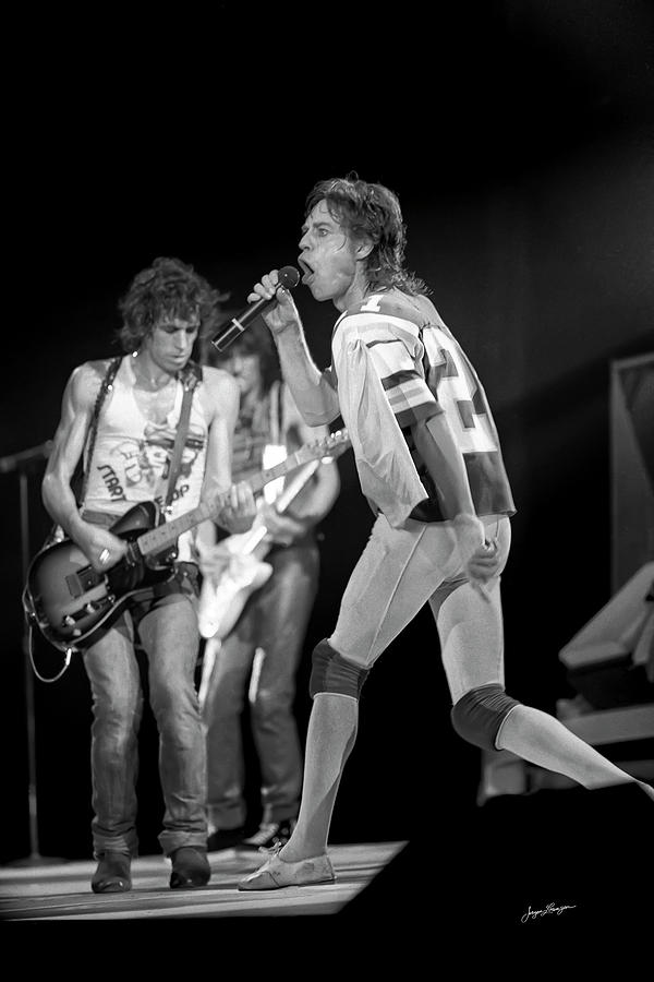 Mick Jagger in Action Photograph by Jurgen Lorenzen