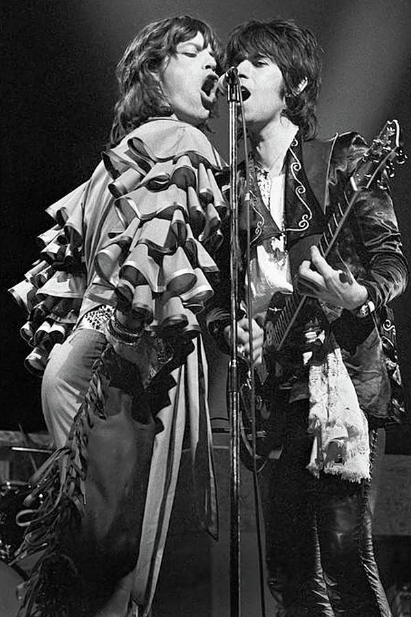 Mick Jagger Keith Richards Rolling Stones Koln Germany 1976 Photograph ...