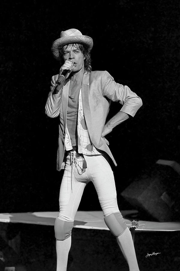Mick Jagger Live  Photograph by Jurgen Lorenzen