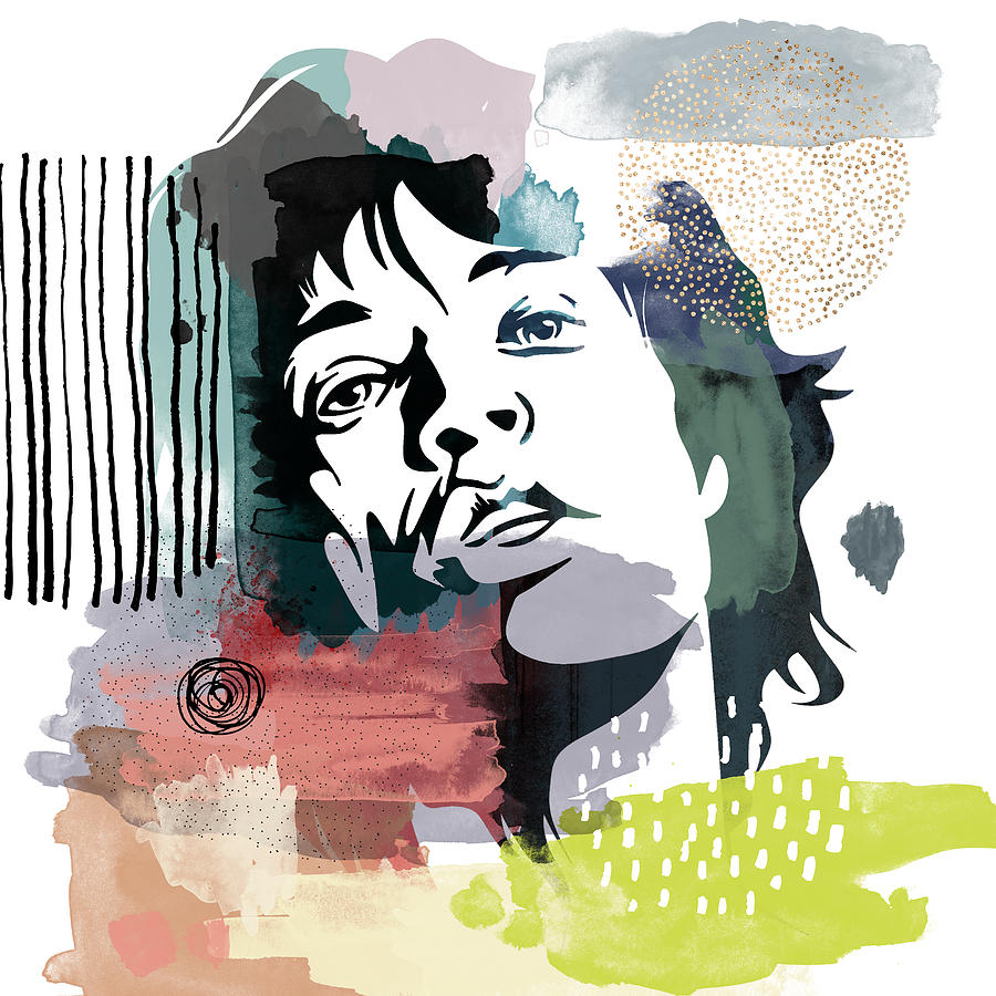 Mick Jagger Digital Art - Mick Jagger by Naxart Studio