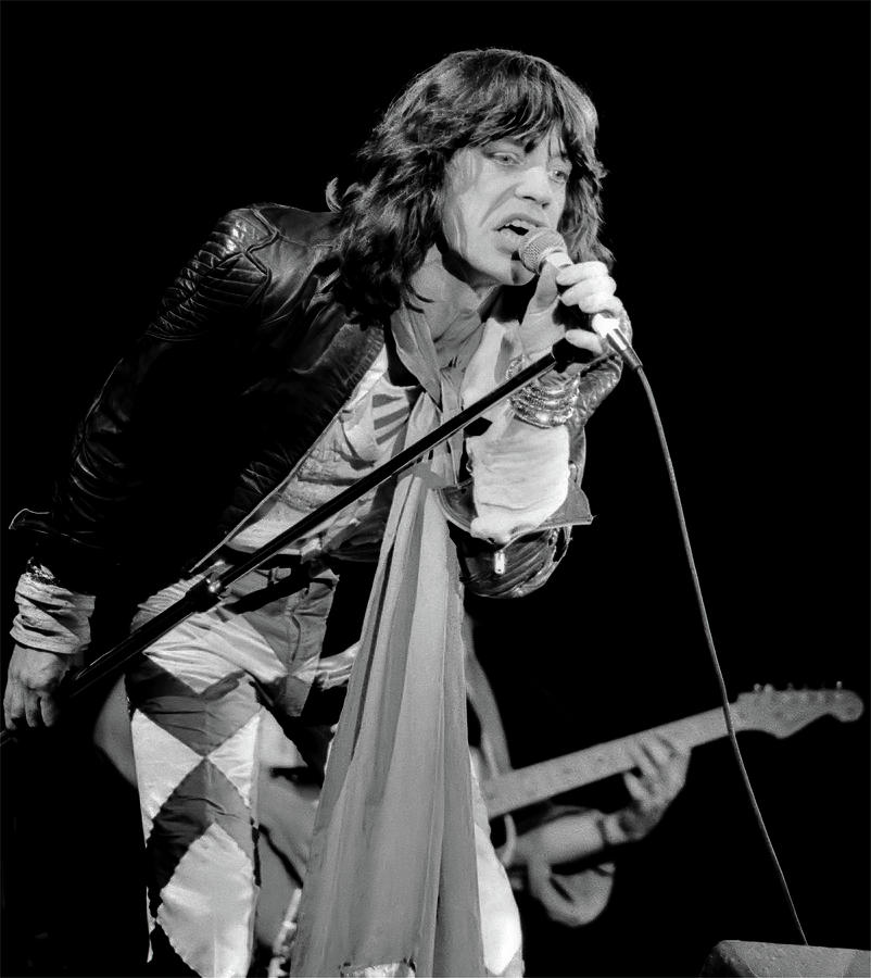 Mick Jagger Photograph - Mick Jagger of the Rolling Stones 1976 by Bert Verhoeff