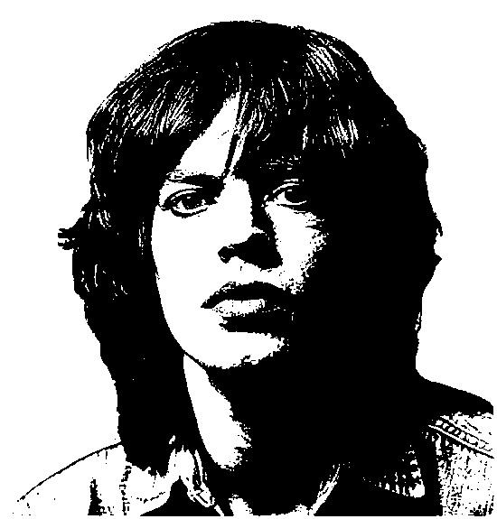 Mick Jagger Vector Digital Art by Bob Smerecki - Fine Art America