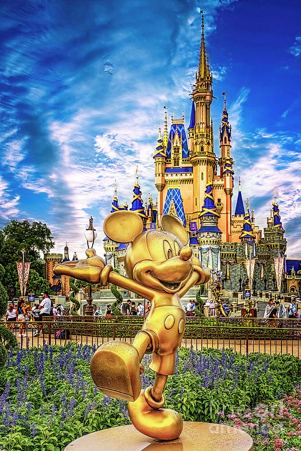 Mickey 50th Statue Photograph by Nick Zelinsky Jr